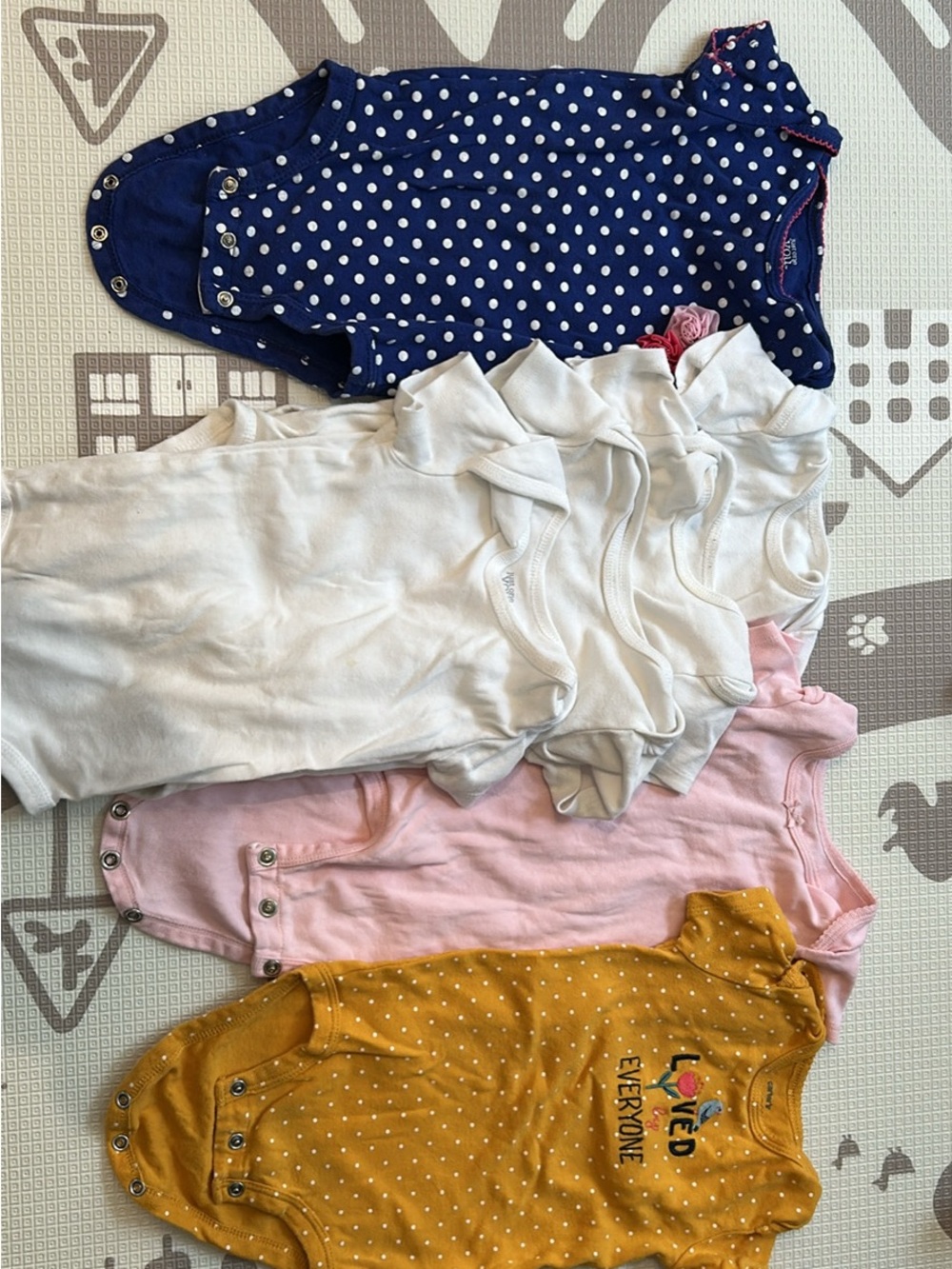 12 month short sleeve body suits
